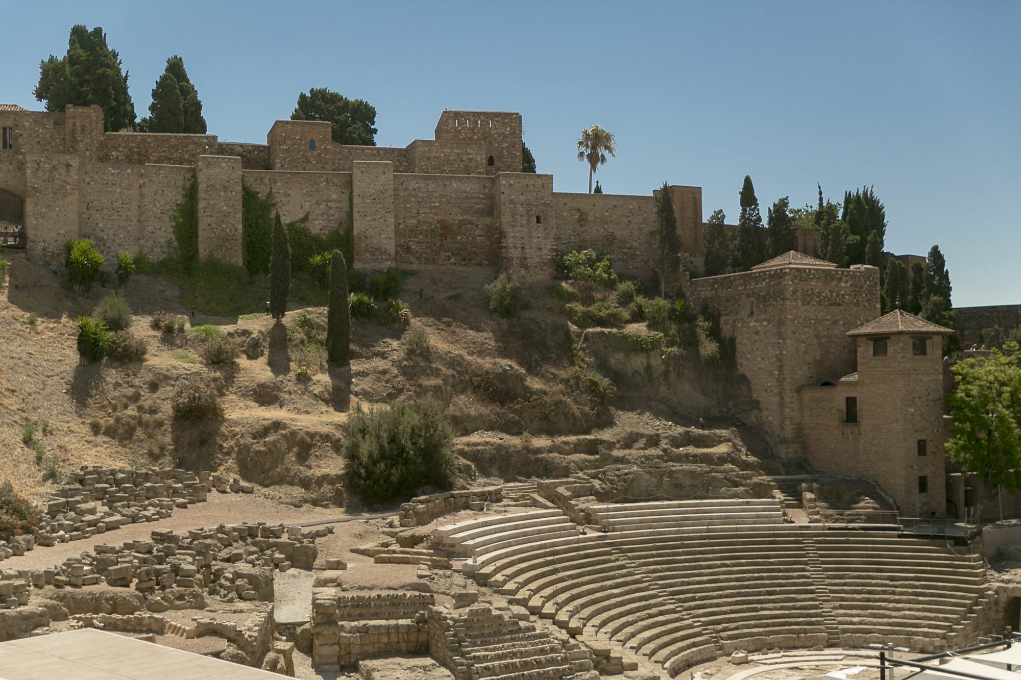 Teatro Romano 7 & 8 Малага Екстер'єр фото